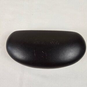 Michael Kors Dark Brown Hardshell Eyeglass Sunglass Case Hinged